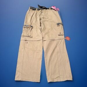 VTG Y2K‎ DEADSTOCK Plugg Cargo Mens 34x30 (33x29) Baggy Wide Leg Skater Grunge